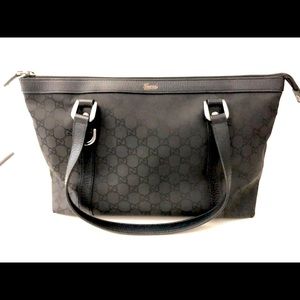 Authentic Vintage Gucci Canvass Shoulder bag